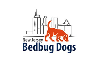 design new jersey bedbug dogs logo