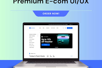 design a high converting ecommerce website UI UX in figma