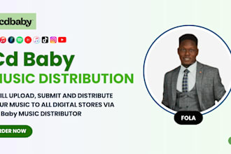 upload, submit and distribute your music to all digital stores via cd baby