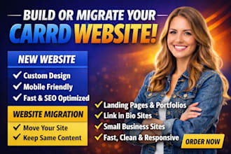 install setup customise migrate your carrd co site  redesign carrd website