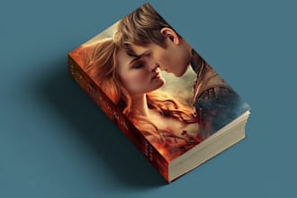 design erotic fantasy romance book cover for kdp