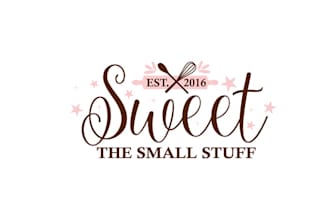create a whimsical wordmark text logo of cookie bouquet