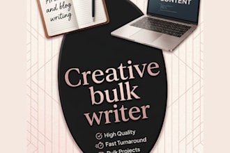 be write seo bulk article helping to grow your website