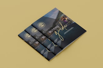 design premium real estate buyer guide and seller guide