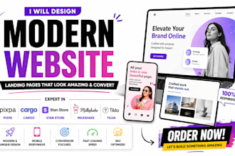 design pixpa cargo site universe milkshake stan store tilda landing page website