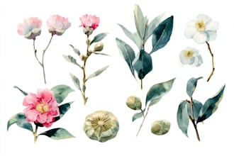 draw a unique watercolor illustration