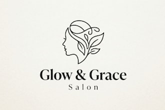design a minimalist logo for beauty salon and makeup artist