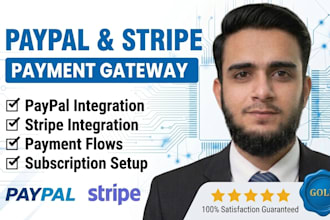 integrate stripe and paypal payment gateways