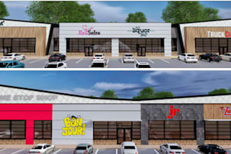 remodel 3d filling station market, shop, mall, 3d gas station, 3d fuel station