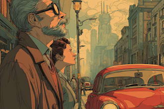 design professional comic pages and story art