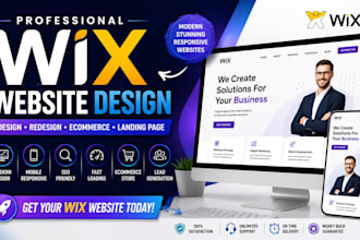 design, redesign, fix, and customize your wix website professionally