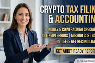 do crypto accounting in koinly, cointracking and tax filling