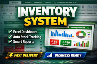 build inventory and stock management in excel