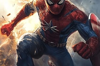 do a superhero comic