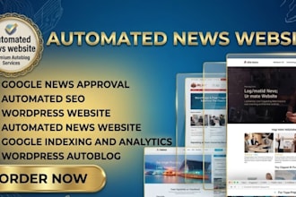create automated news website autoblog n8n wordpress automation news website api
