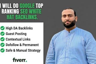 do high da guest posting and niche edits for top page ranking