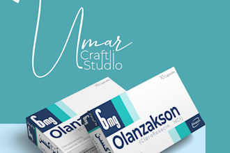 design professional all pharmaceutical, all packaging and 3d mockups