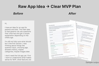 turn your raw app idea into a clear mvp plan