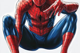 do a superhero comic