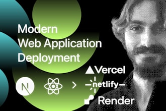 deploy your nextjs, reactjs webapp to vercel, netlify