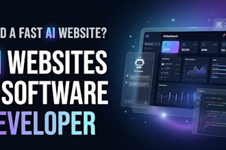 build ai powered website, chatbot and saas web app full stack