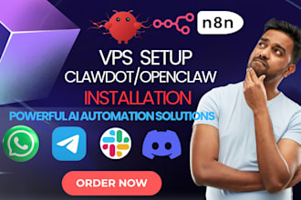 build, optimize, fix n8n, clawdbot, moltbook, openclaw automation vps setup