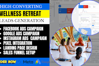 wellness retreat marketing yoga retreat lead retreat lead facebook ads google ad