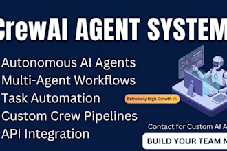 build a crewai multi agent automation system