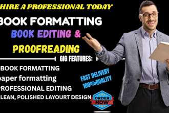 do book and ebook formatting, ebook design and layout design