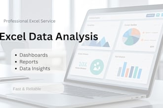create a professional exel dashboard for your business
