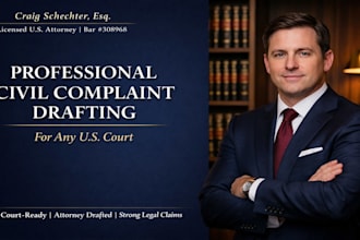 draft a professional civil complaint for any US court