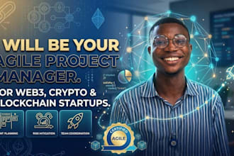 be your agile project manager for web3, crypto, and blockchain startups