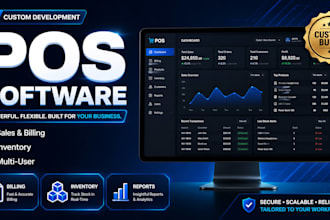 build custom pos and inventory software with billing and print