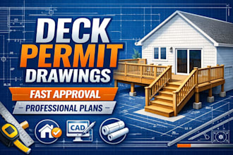 create deck permit drawings, plans, and construction documents