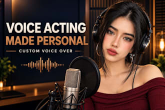 record a sensually nsfw voice over or custom erotic audio female voice acting