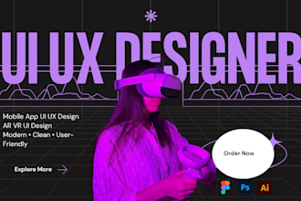 design ar VR UI UX for immersive apps and experiences