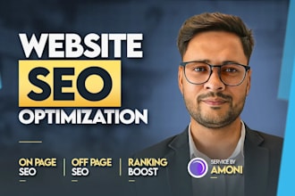 do on page off page SEO for wordpress, wix,  webflow