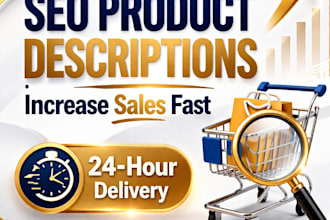 write SEO product descriptions for ecommerce that increase conversions