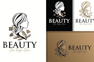 design skin care, cosmetics logo for your natural cosmetics brand