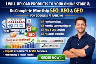 do complete monthly SEO aeo GEO for your website for google and ai rankings