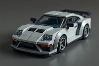 3d lego model car house toy lego technic with pdf manual xml part list