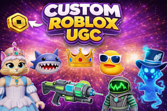create roblox ugc items for you