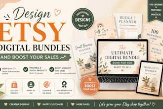 design etsy digital bundles and boost your sales
