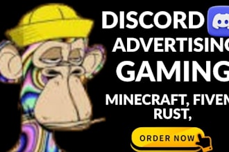 discord advertising, fivem, gaming promotion, rust, minecraft promotion