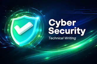 write cyber security reports and technical writing projects 4u