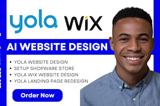 design yola website wix ecommerce store wix website seo setup yola landing page