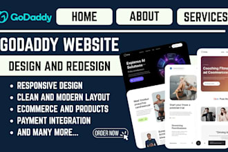 design godaddy website godaddy website redesign and godaddy website development