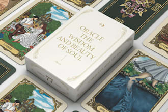draw tarot card oracle card zodiac card tarot deck and playing card box for you