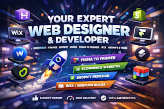 build showit dorik figma to framer website design wix shopify website redesign