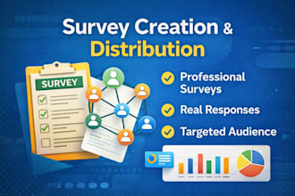 create, design and distribute professional surveys with real responses